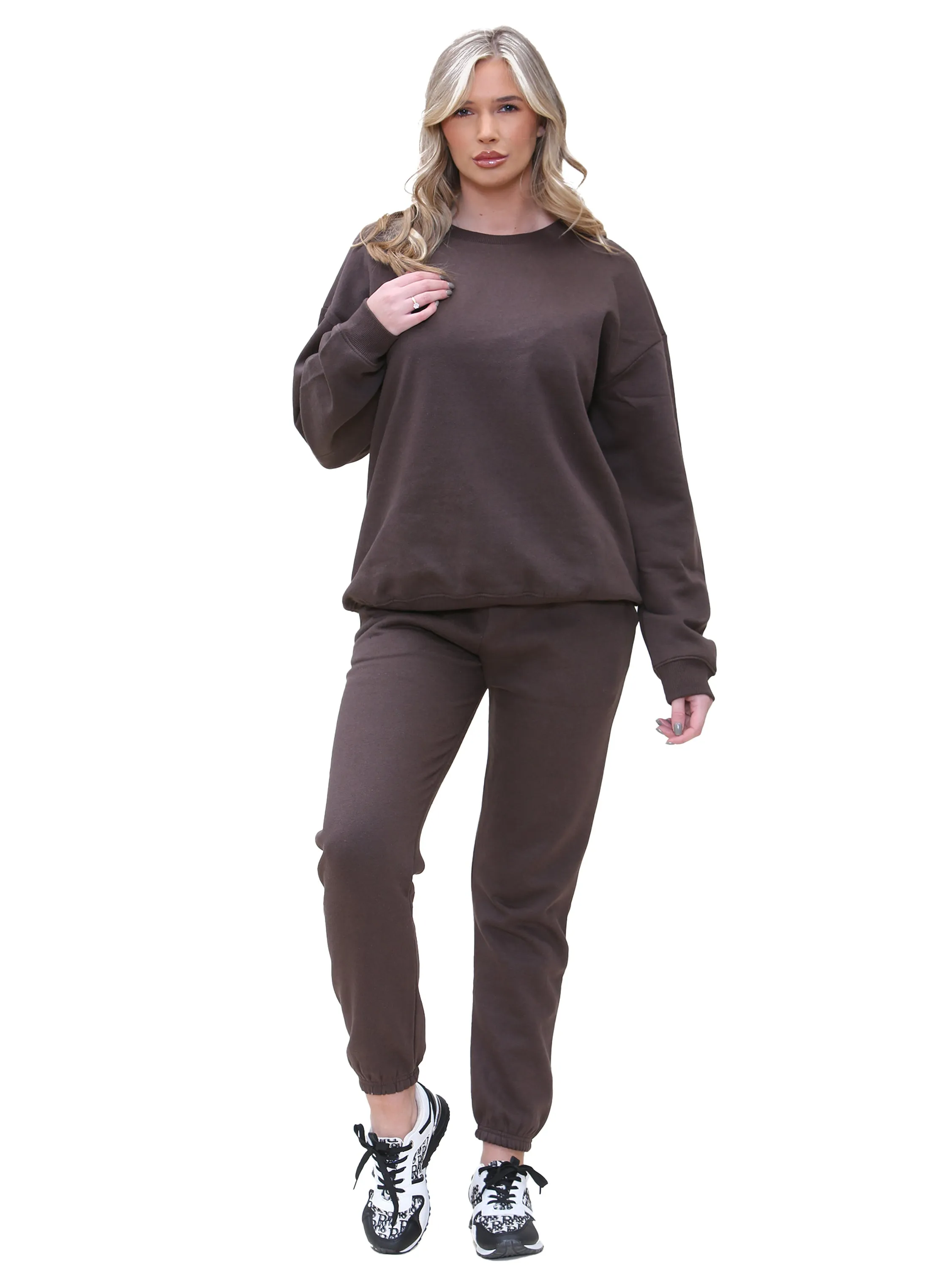 Brunch Style Essential Comfort Enzo | Womens Oversized Sweatshirt Tracksuit