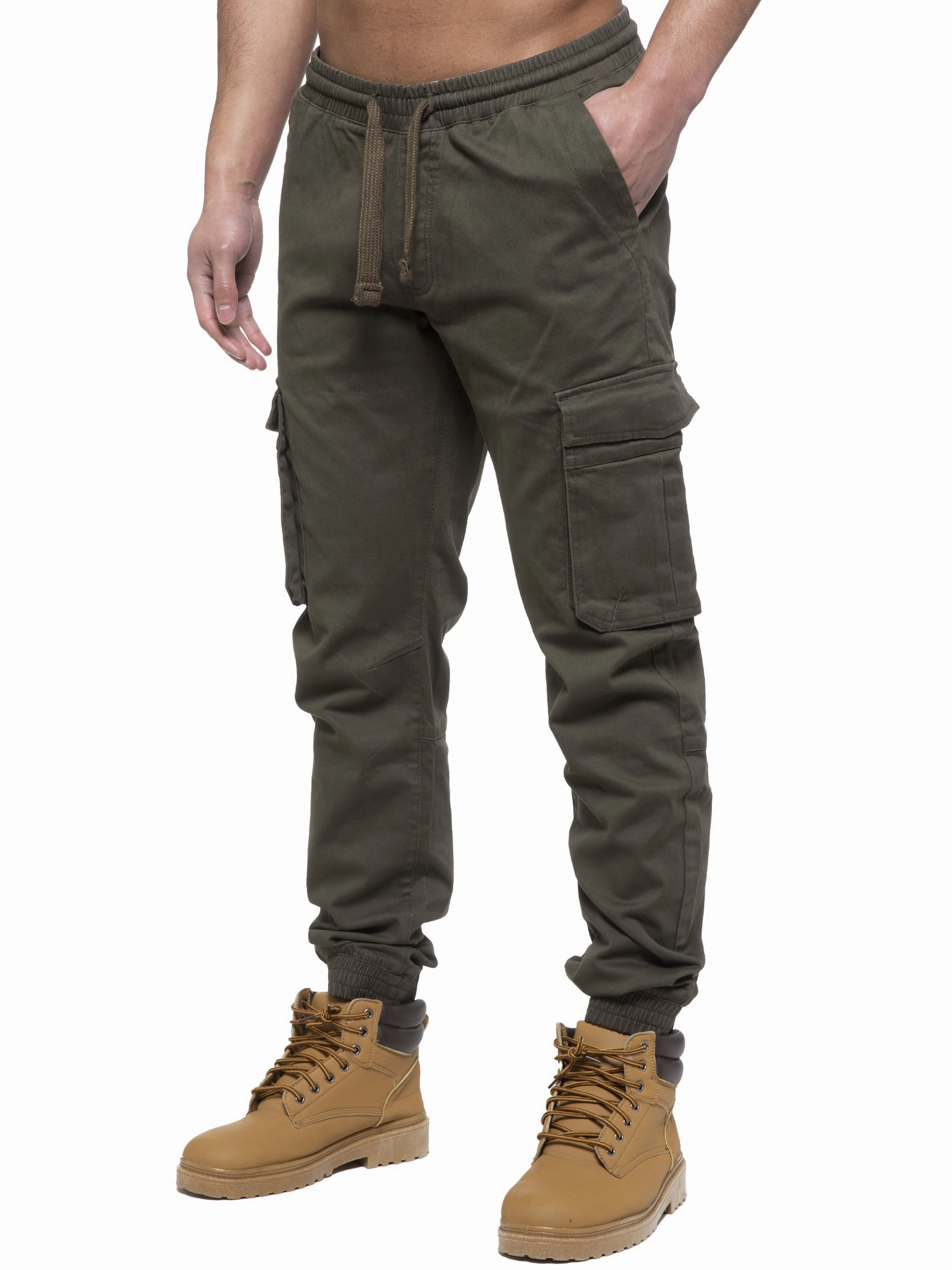 Core Comfort Ventilated Panels Enzo | Mens Cargo Jogger Jeans
