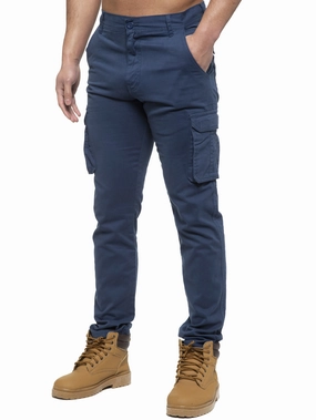 Move Freely Built-in shorts Enzo | Mens Cargo Straight Fit Jeans