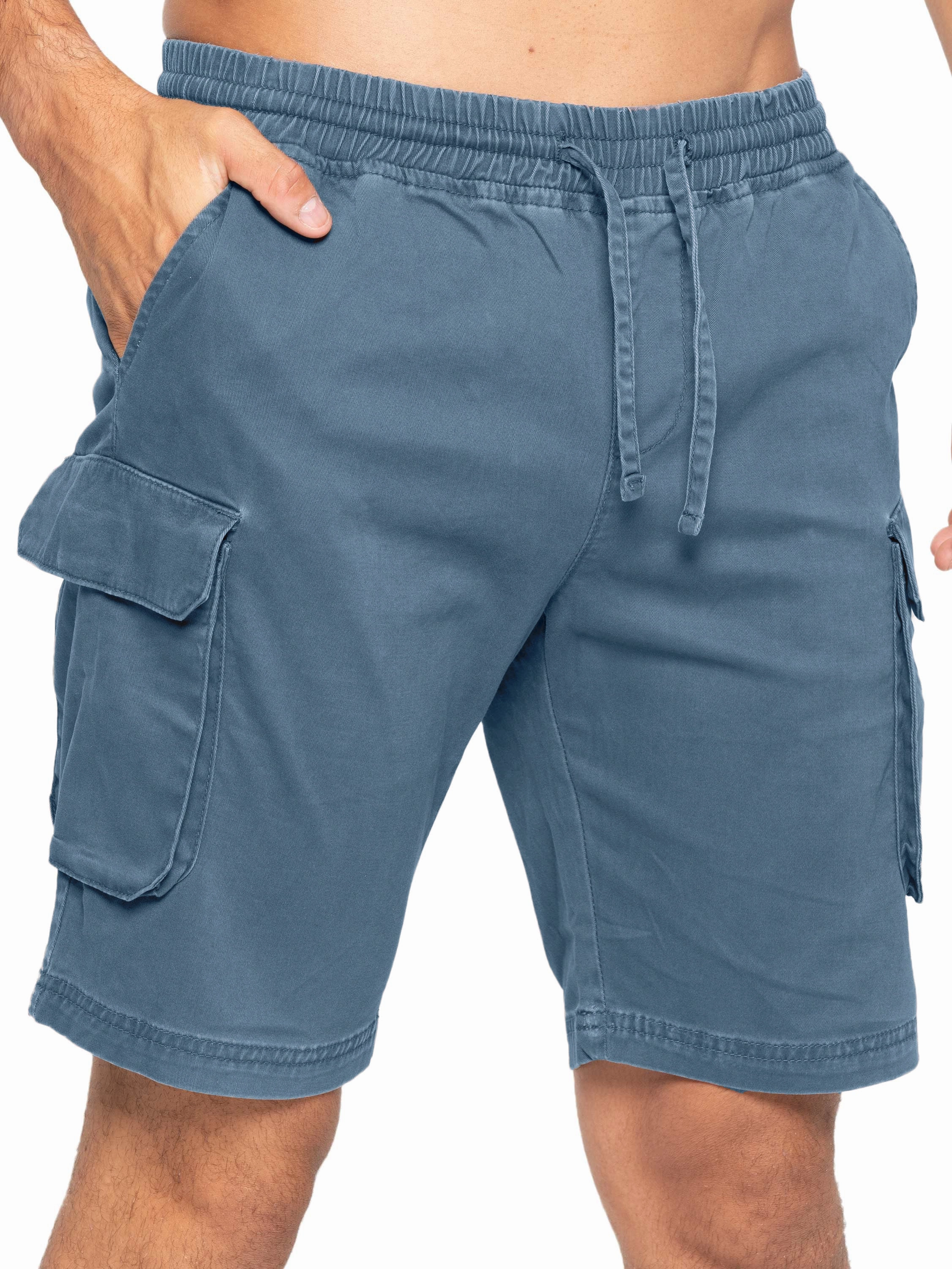 Rough texture stain resistant coating Enzo | Mens Cargo Summer Shorts