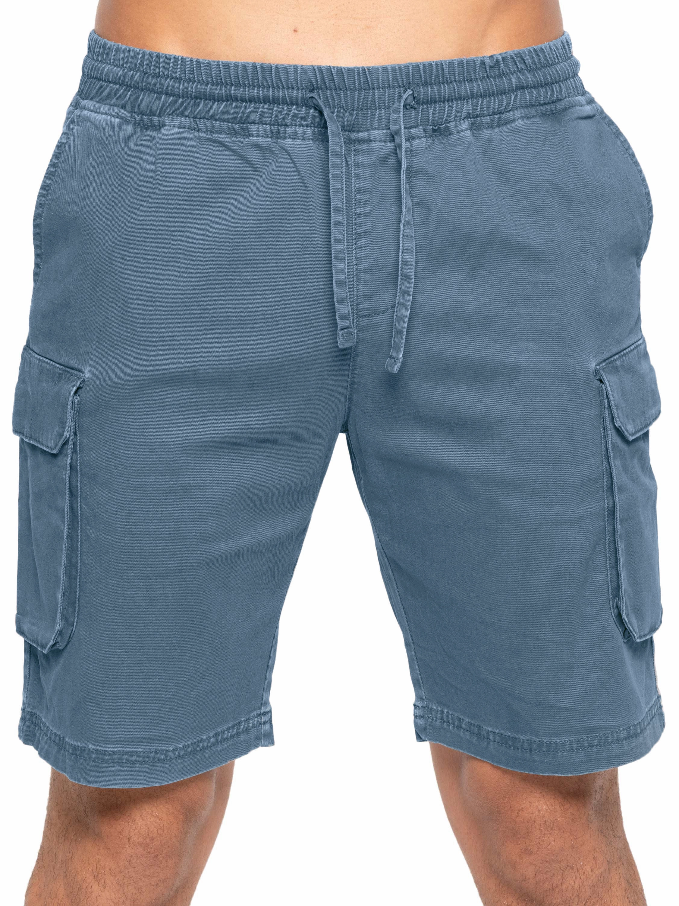 DoubleStitchedSeams Low Profile Zipper Enzo | Mens Cargo Summer Shorts