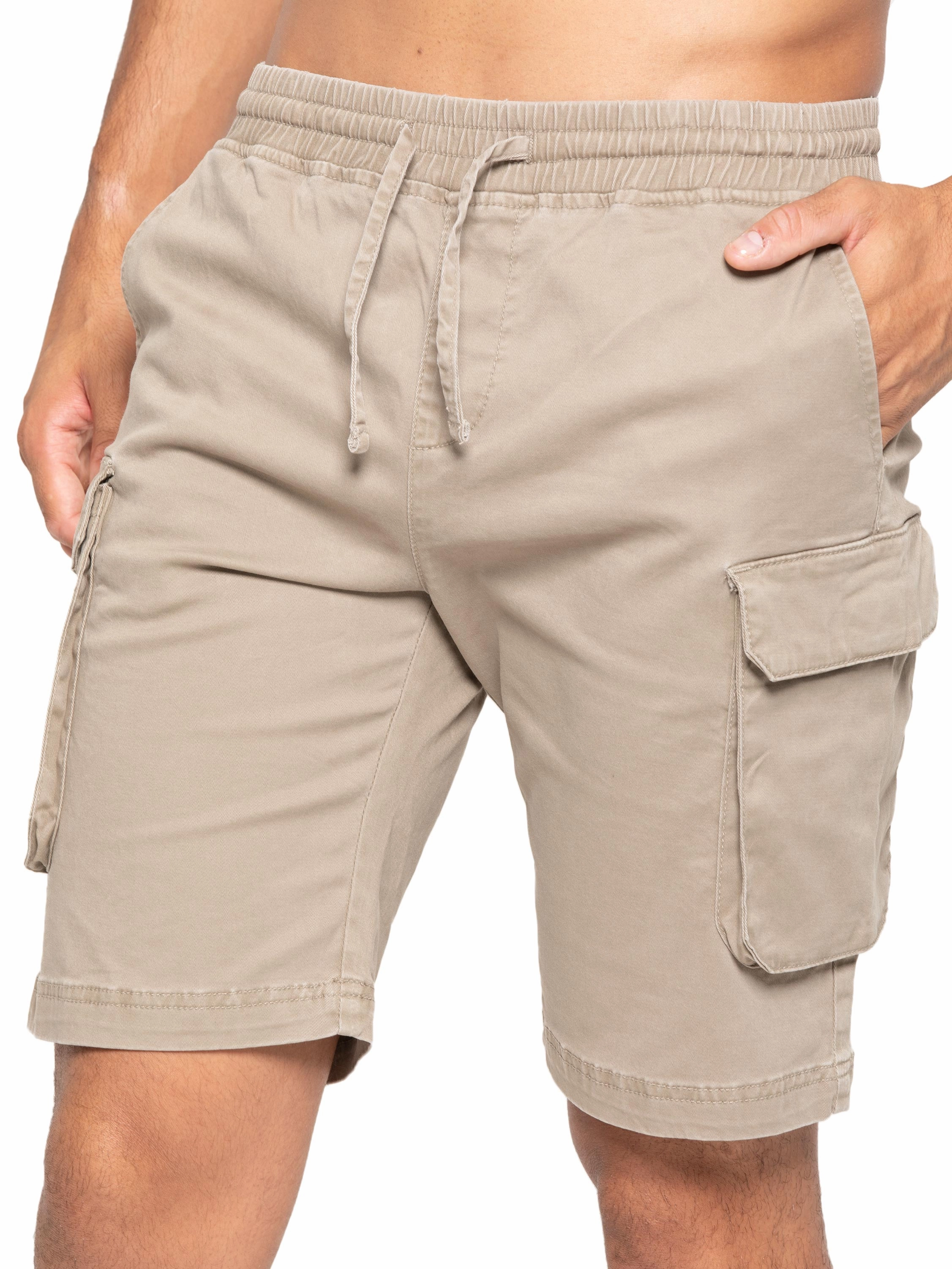 Enzo | Mens Cargo Summer Shorts Basic Stretch