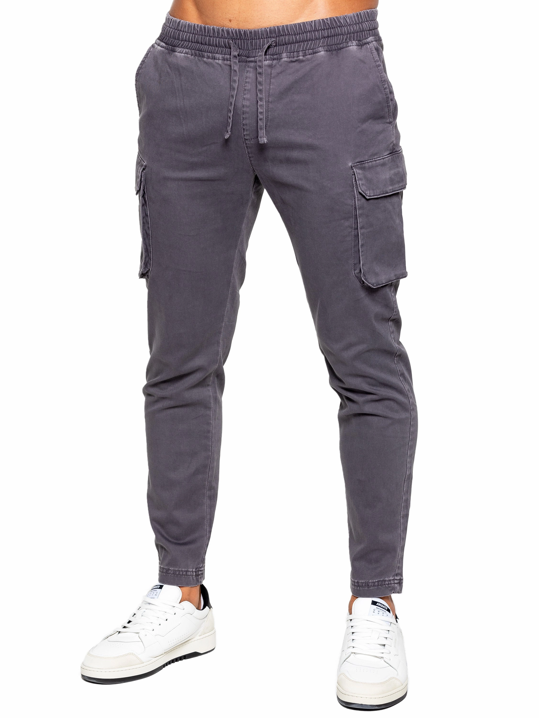 Enzo | Mens Cargo Trousers Universal Fit System
