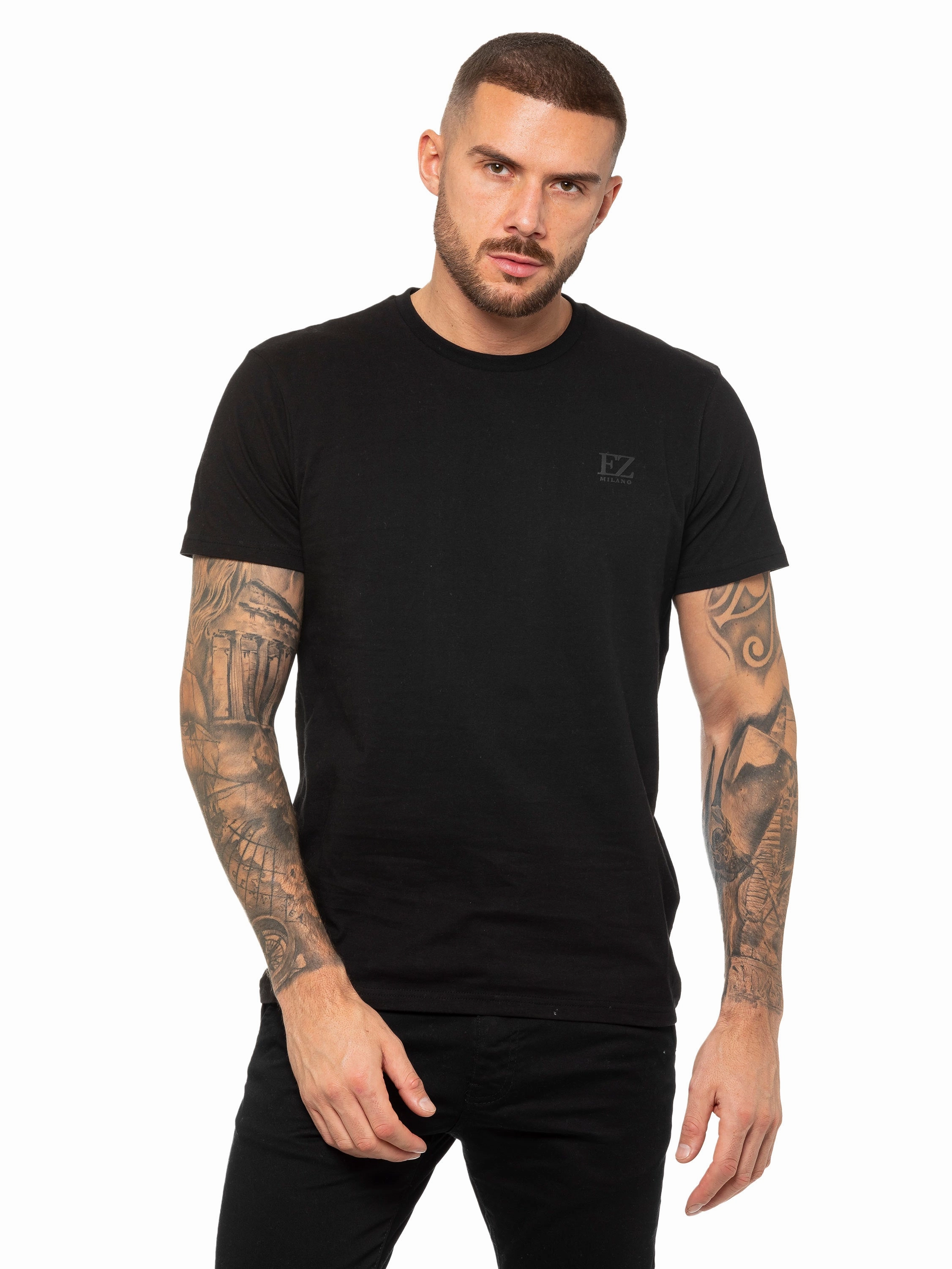 AntiStatic Properties Simple Comfort Look Enzo | Mens Crew Neck T-Shirt