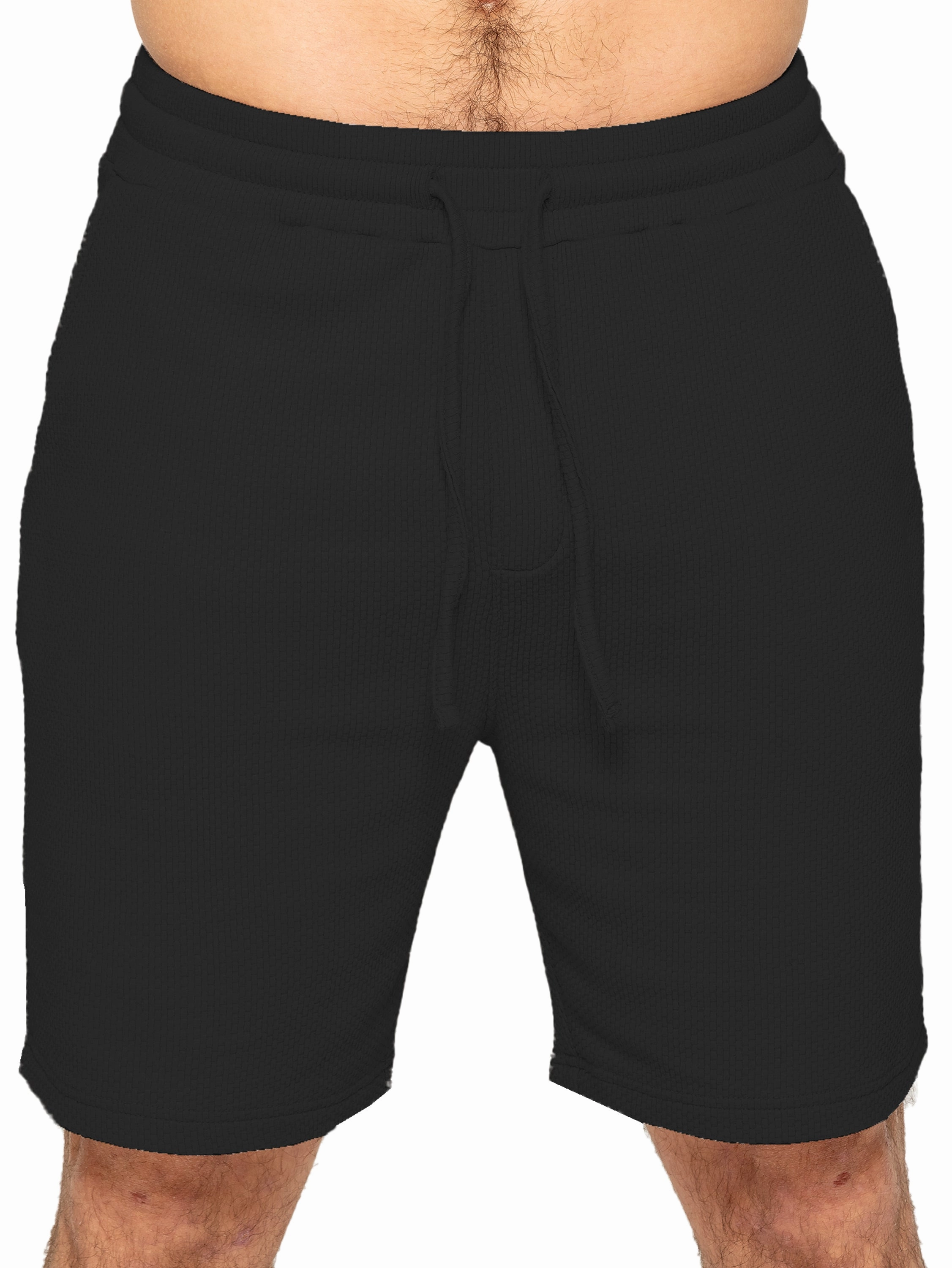 Enzo | Mens Textured Summer Shorts Sweat Wicking Fabric
