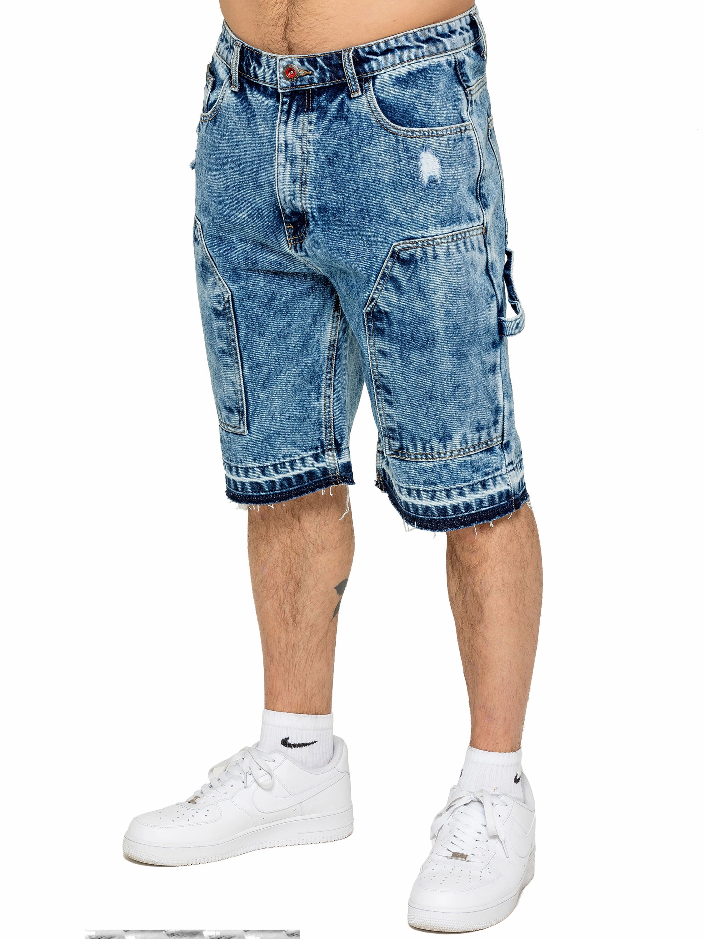 Enzo Milano | Mens Carpenter Shorts Coastal Style