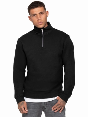 Relaxed Comforted Enzo Milano | Mens Half Zip Sweatshirt