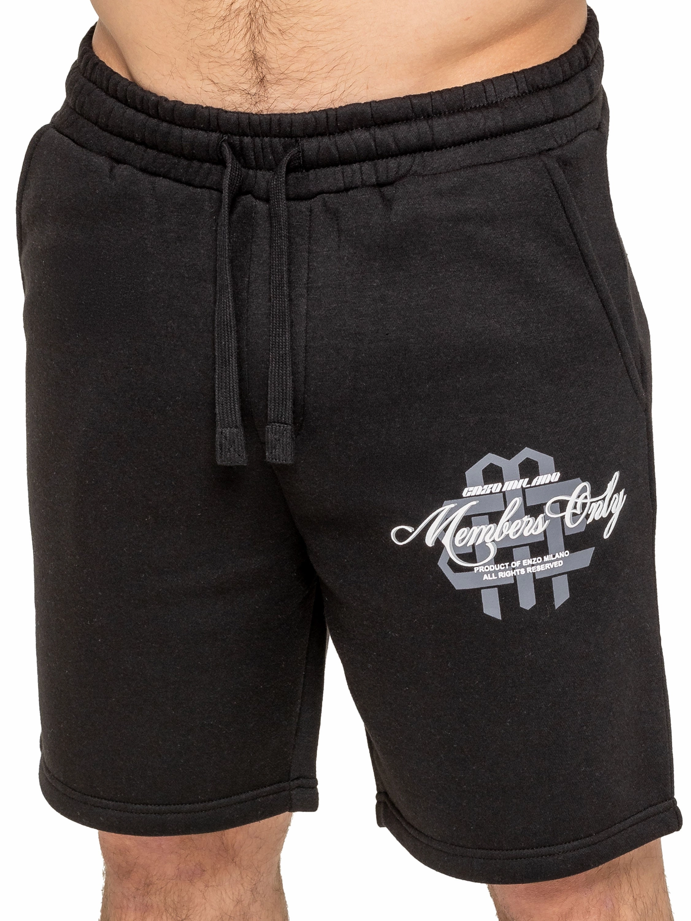 AdjustableDrawstring Enzo Milano | Mens Printed Shorts