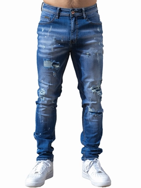 Urban Utility Enzo Milano | Mens Ripped Jeans