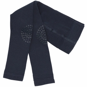 Gobabygo Navy Blue Crawling Leggings Organic Cotton Fit Flexibility Stay Dry