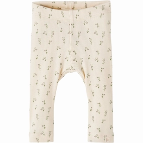 Lil'Atelier Whitecap Gray/Wet Weather Gago Slim Leggings Eco Friendly Tall Fit