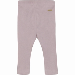 Minymo Dawn Pink Leggings Rib Ultra Soft For Teens Daily Routine