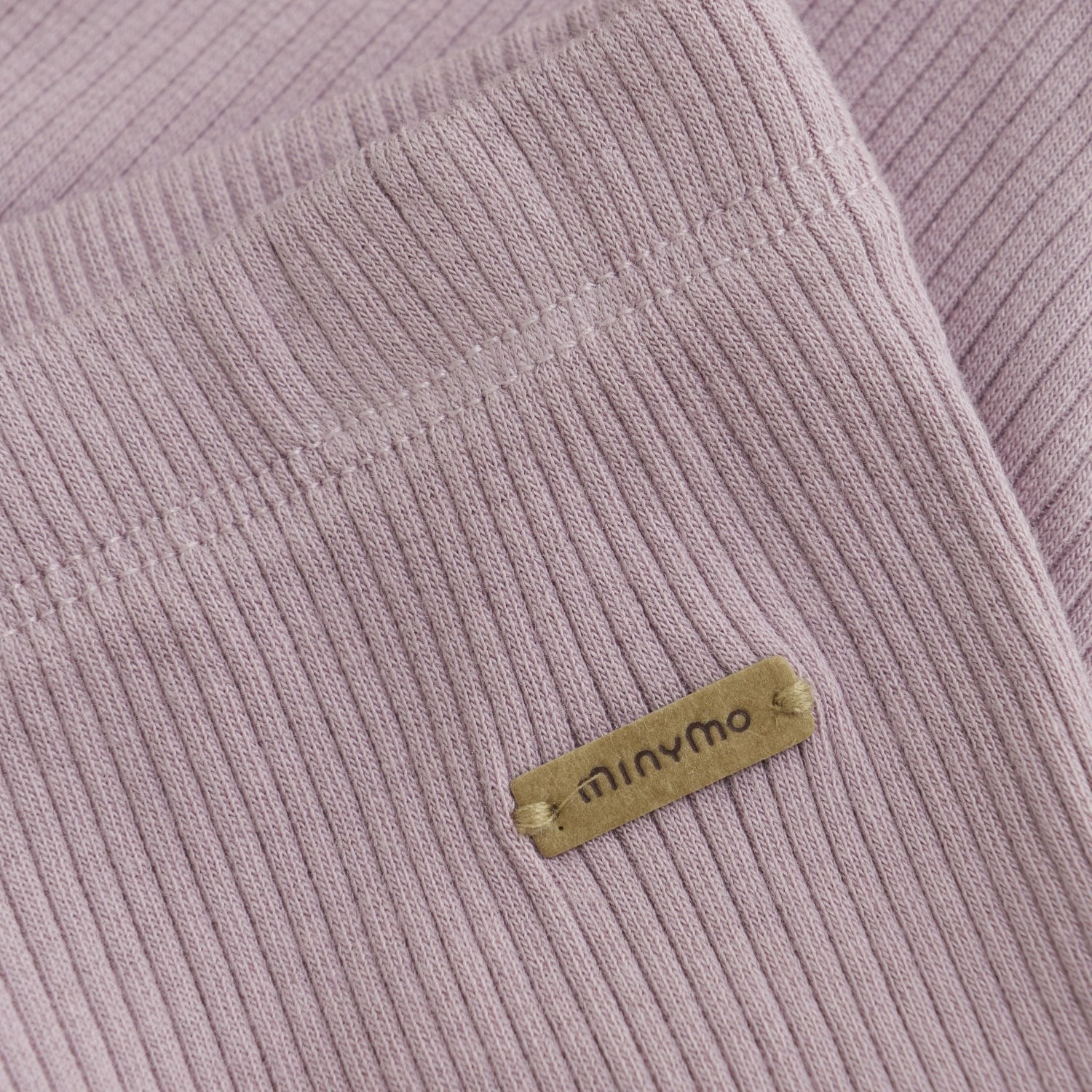 Minymo Dawn Pink Leggings Rib Petite Size Skin Friendly Mountain Hike Eco Shopper