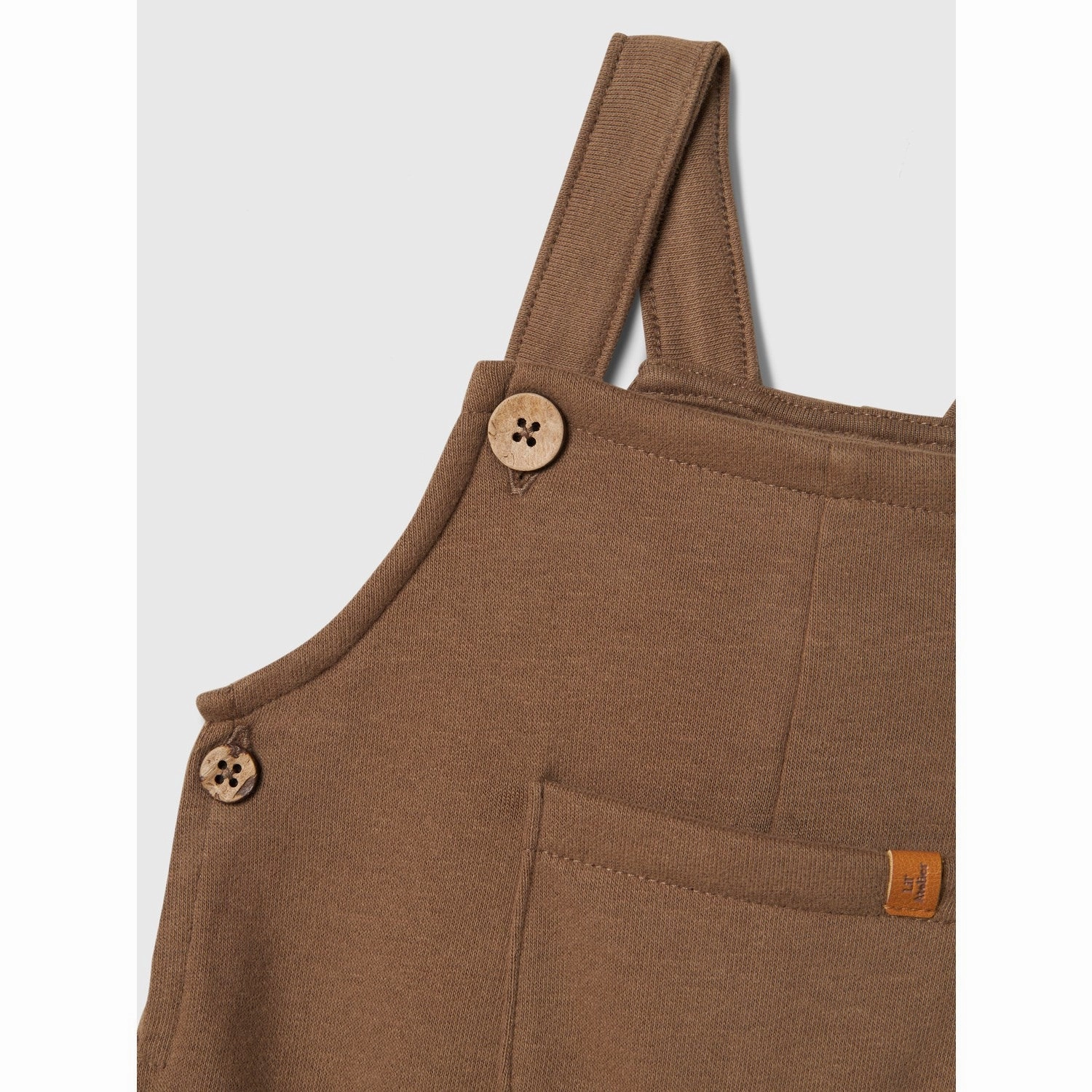 Lil'Atelier Shitake Ilondon Res Loose Overalls Functional Comfort Wear Flattering Look