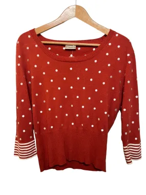 Minuet Orange Women's Jumper (Size XL) NonChlorine Bleached