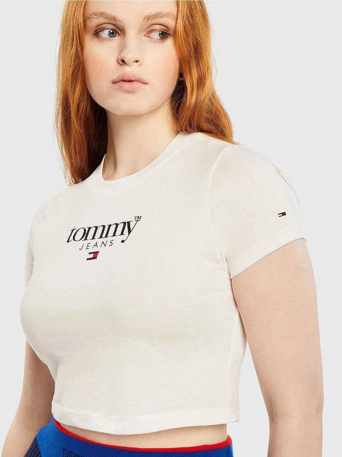 Essential Logo Cropped Fit T-Shirt Wedding Luxury exclusivity