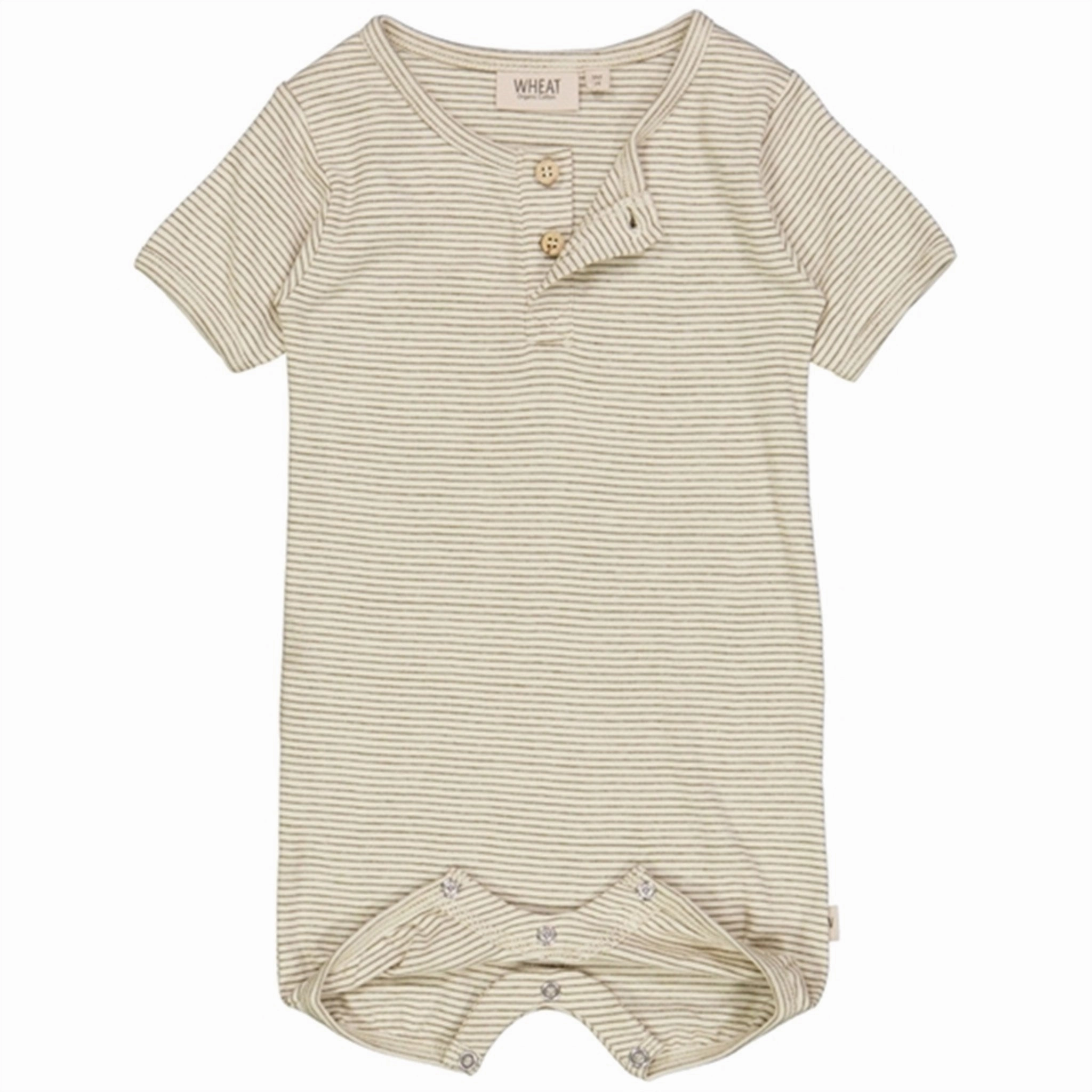 Bold Athlete New Basic Wheat Seaweed Stripe Gus Romper