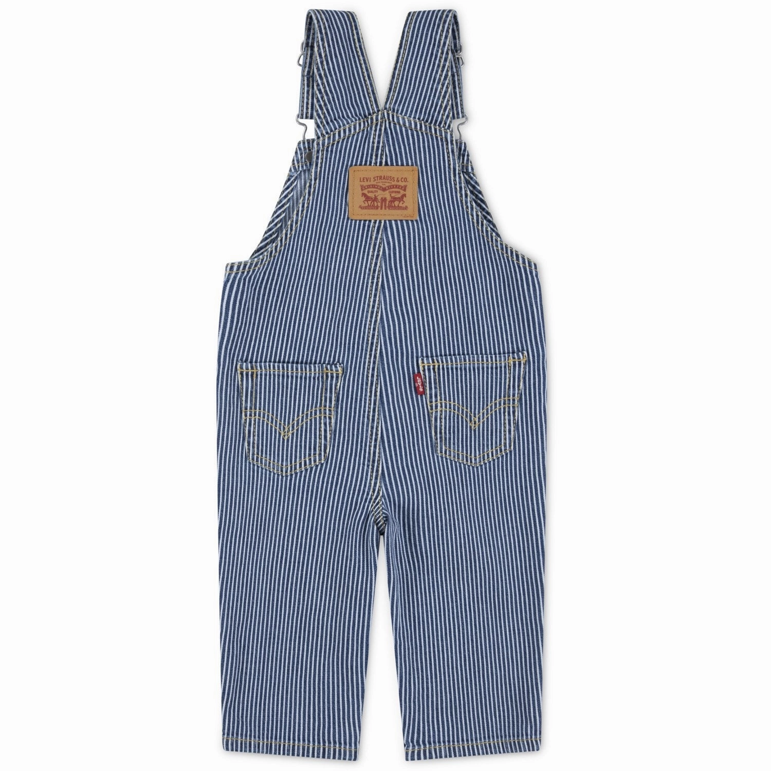 FourWayStretch Eco Friendly Dye Process Levi's Yucatan Railroad Stripe Overall