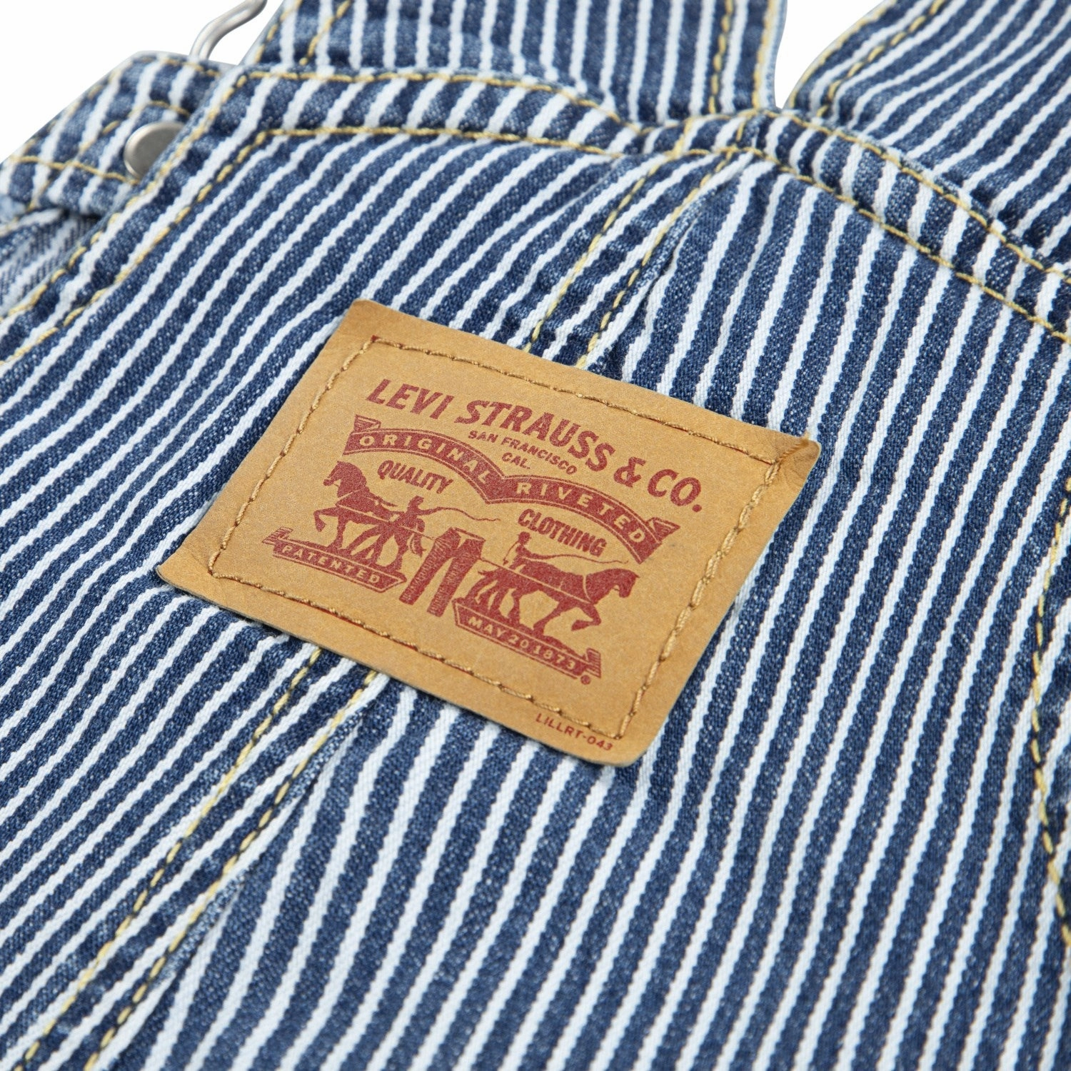 Levi's Yucatan Railroad Stripe Overall Airy Feel