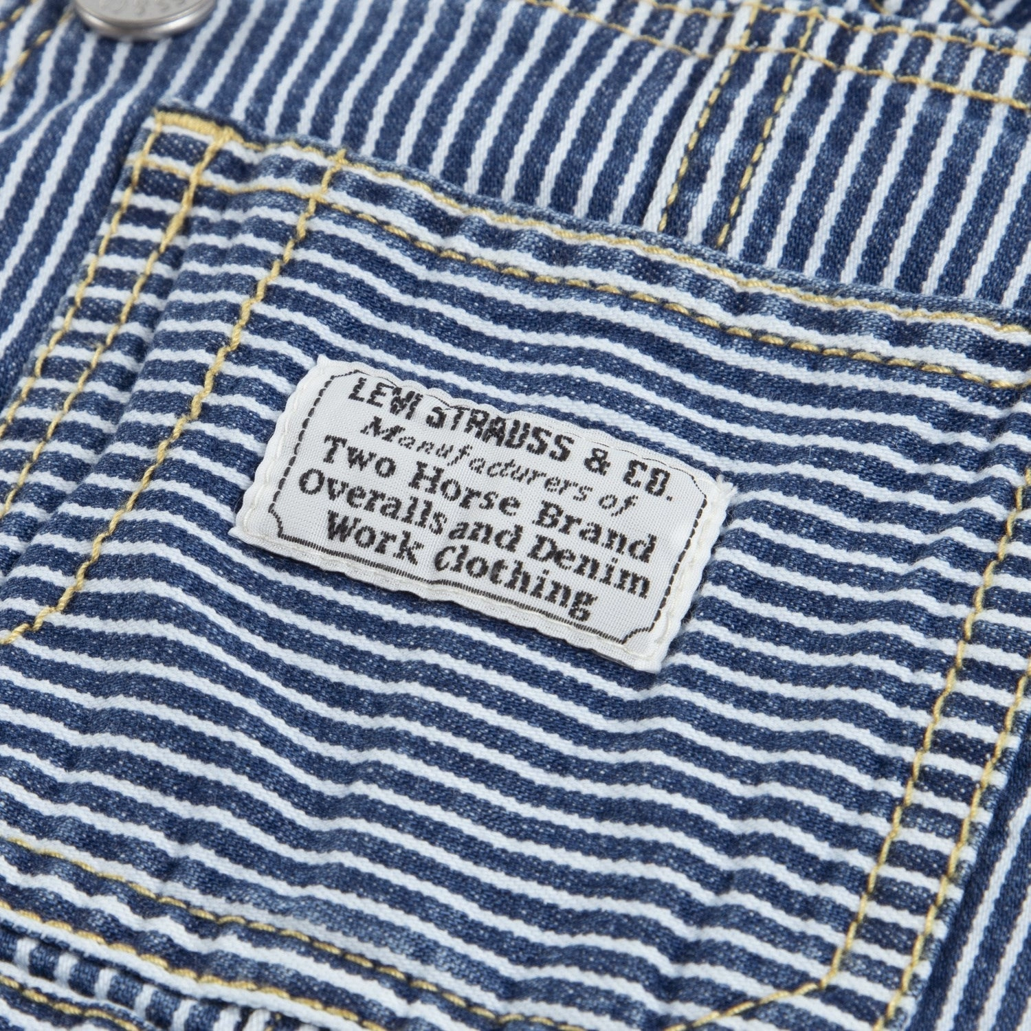 Layering Piece hypoallergenic material Levi's Yucatan Railroad Stripe Overall