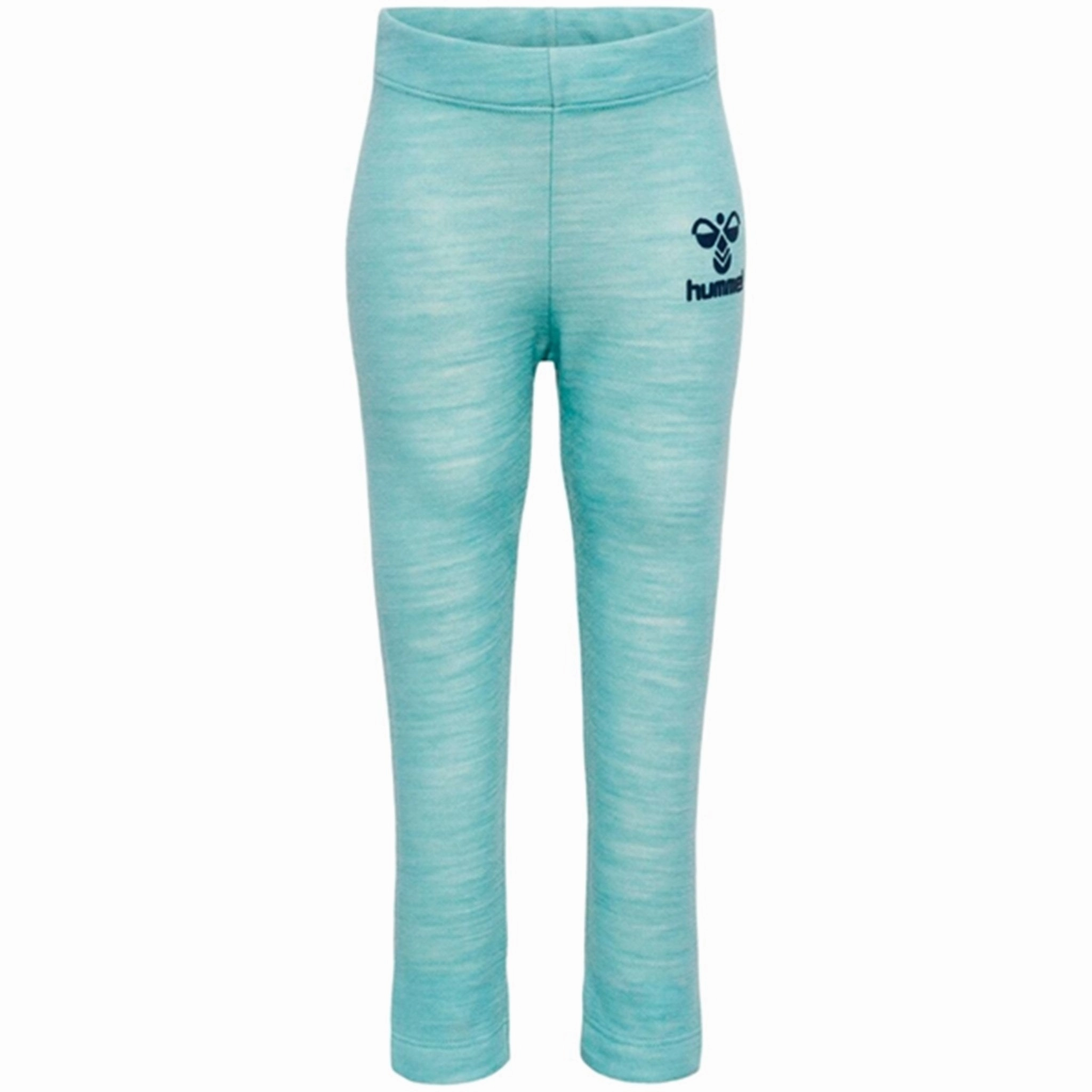 Hummel Mineral Blue Wolly Leggings Crisp Look Sculpting Fit