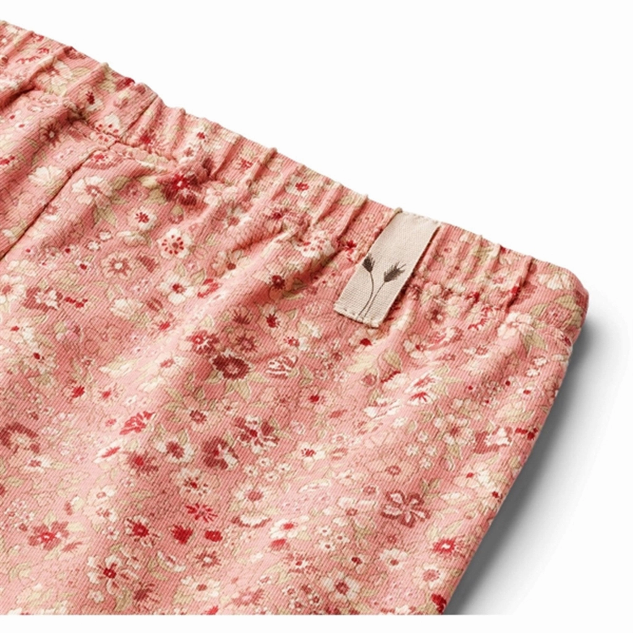 Thermal Warm Holiday Outfit Wheat Rosette Flowers Leggings Jules