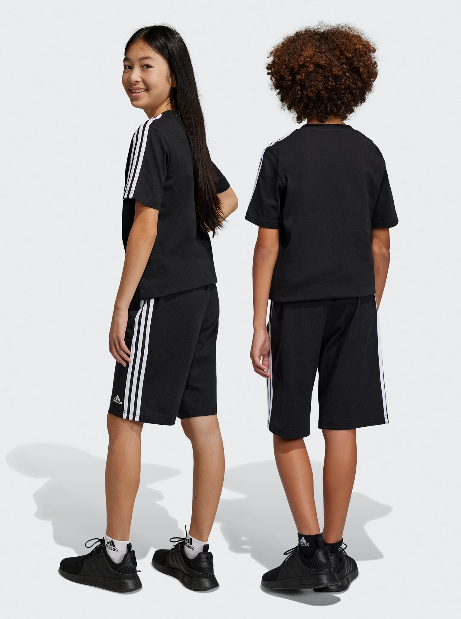 suit jacket Classic Comfort Essentials 3-Stripes Knit Shorts Youth