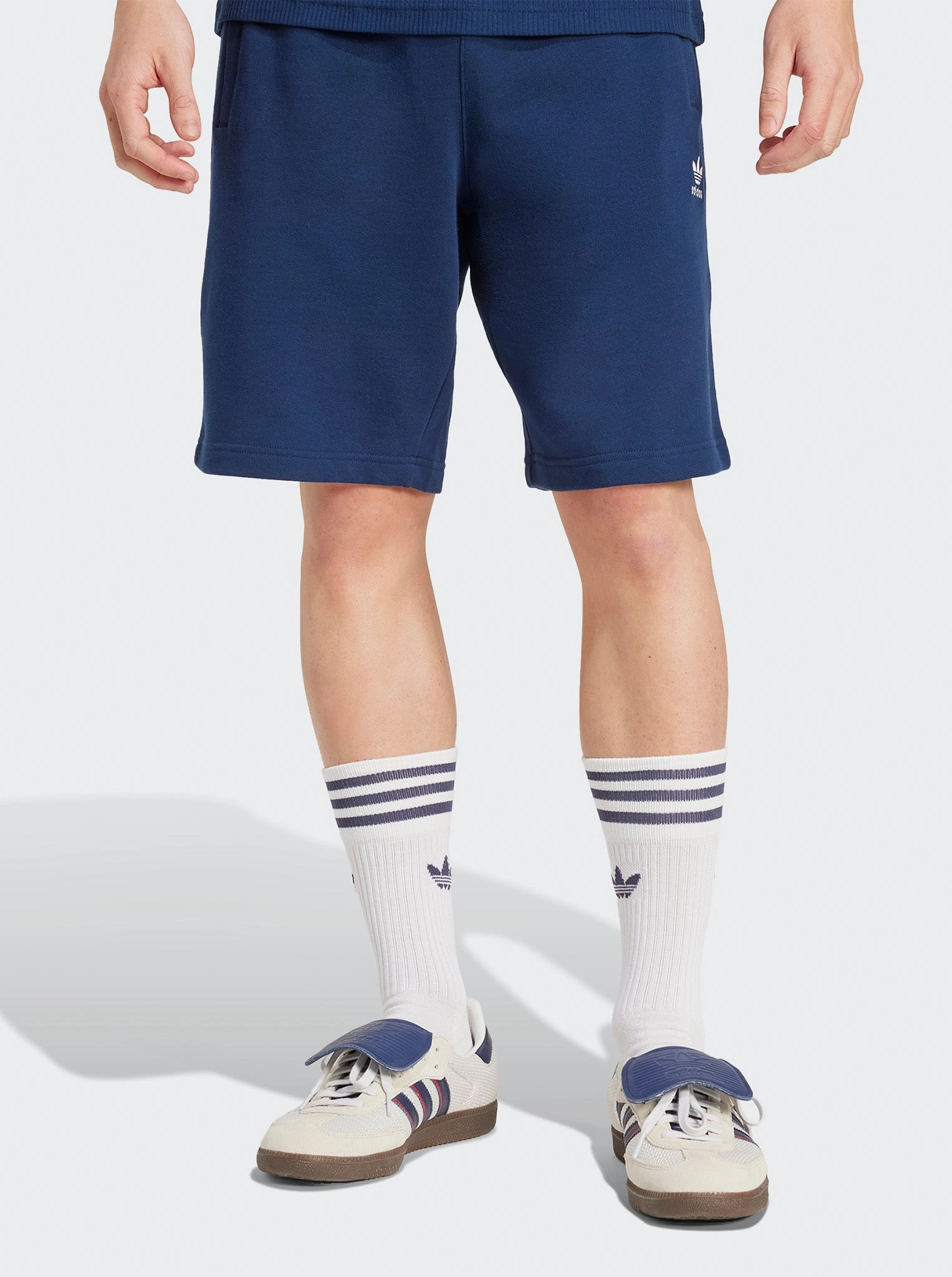 Essentials Trefoil Shorts Chafe Resistant Edges cardigan