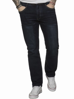 Spring Mood Office Wear Minimalist ETO | Mens Designer Tapered Fit Stretch Denim Jeans