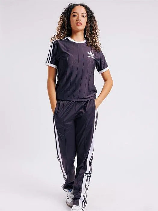 Adicolor 3-Stripes Pinstripe T-Shirt Heather Jersey Material