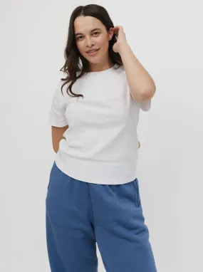 Everyday Tee in White Camping attire