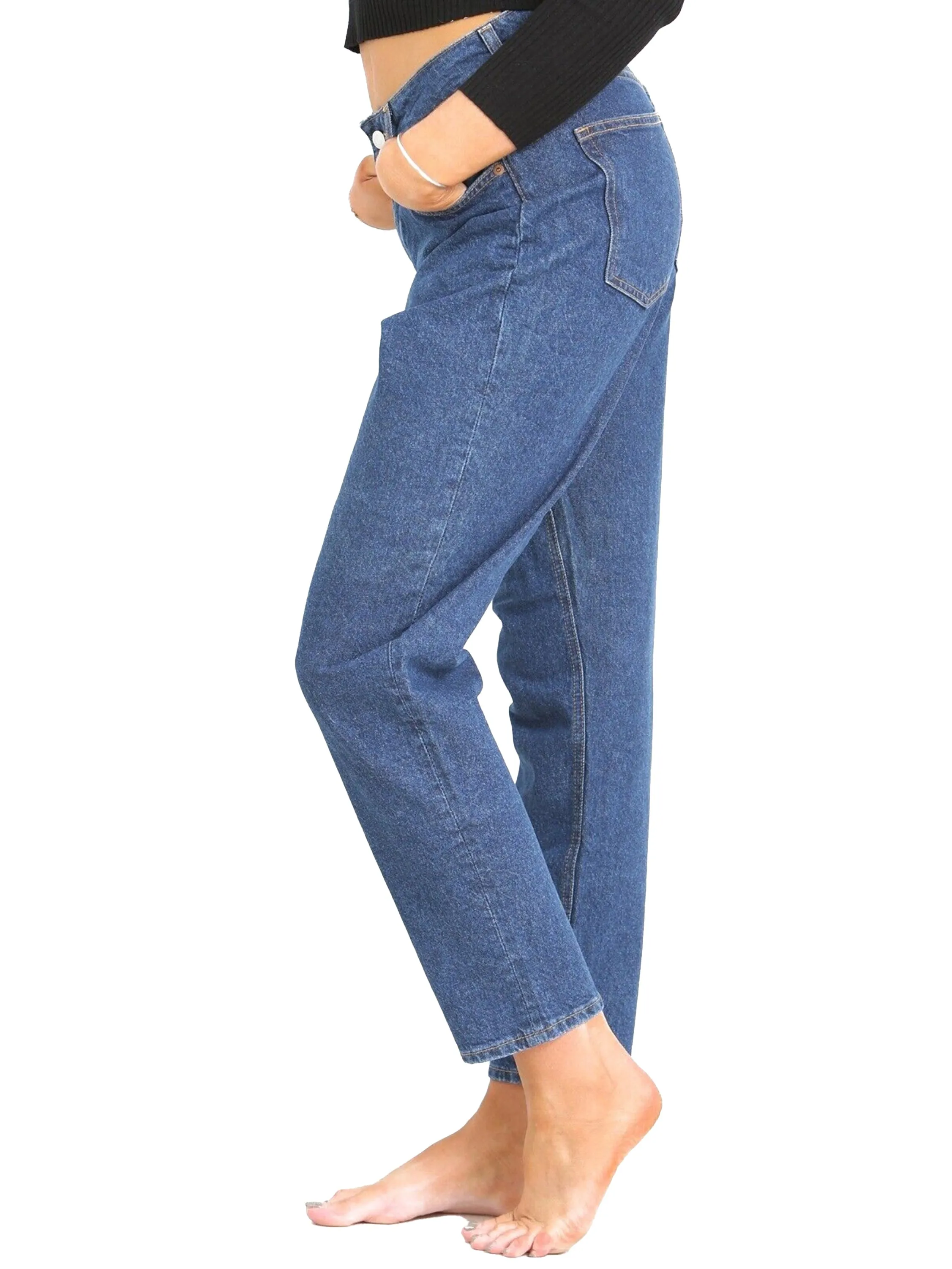 Soft Touch Low Impact Processing EX H&M | Womens Mom Jeans