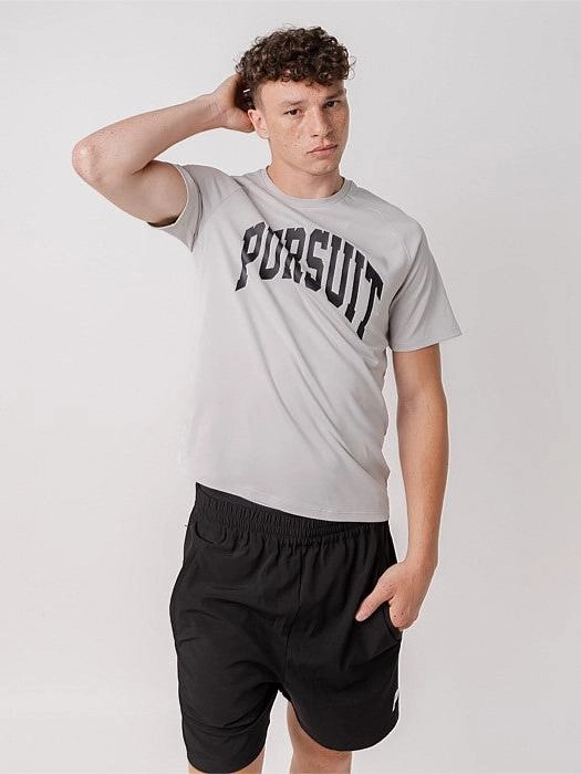 Versatile Wardrobe Piece Stylish Wear Performance Arch Tee in Smoke