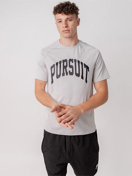 Performance Arch Tee in Smoke Sporty Style Wear Cool Layer Wear