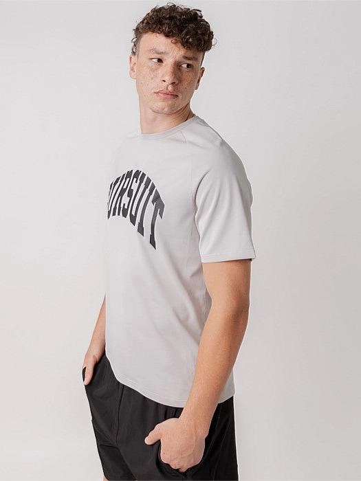 Performance Arch Tee in Smoke EcoFriendlyDyes