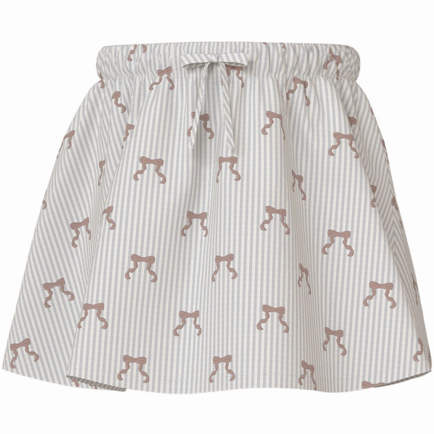 Lil'Atelier Coconut Milk Kendra Skirt Crisscross Back