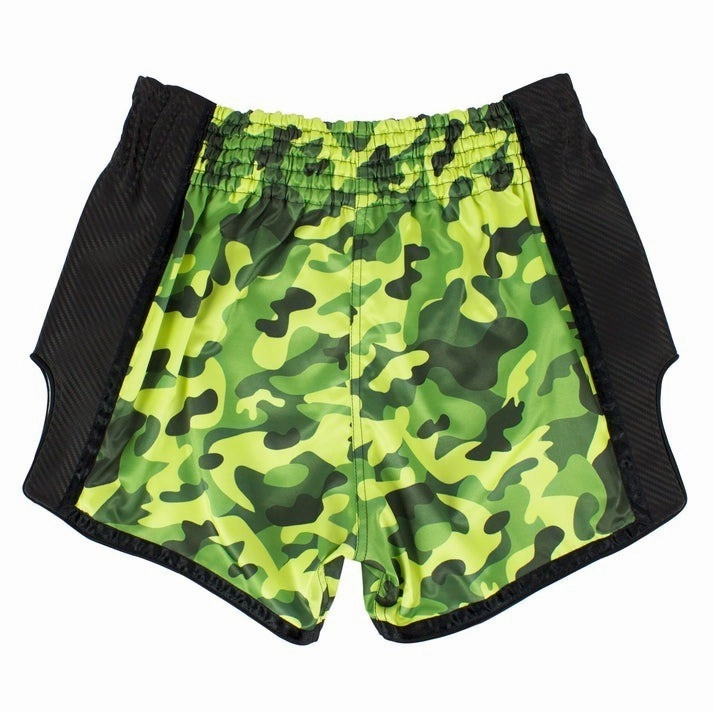 Tailored Cut Fairtex Slim Fit Muay Thai Shorts BS1710 Green Camo