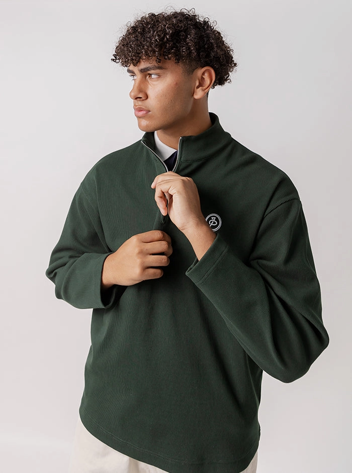 Workout Gear European style Quarter Zip Pullover