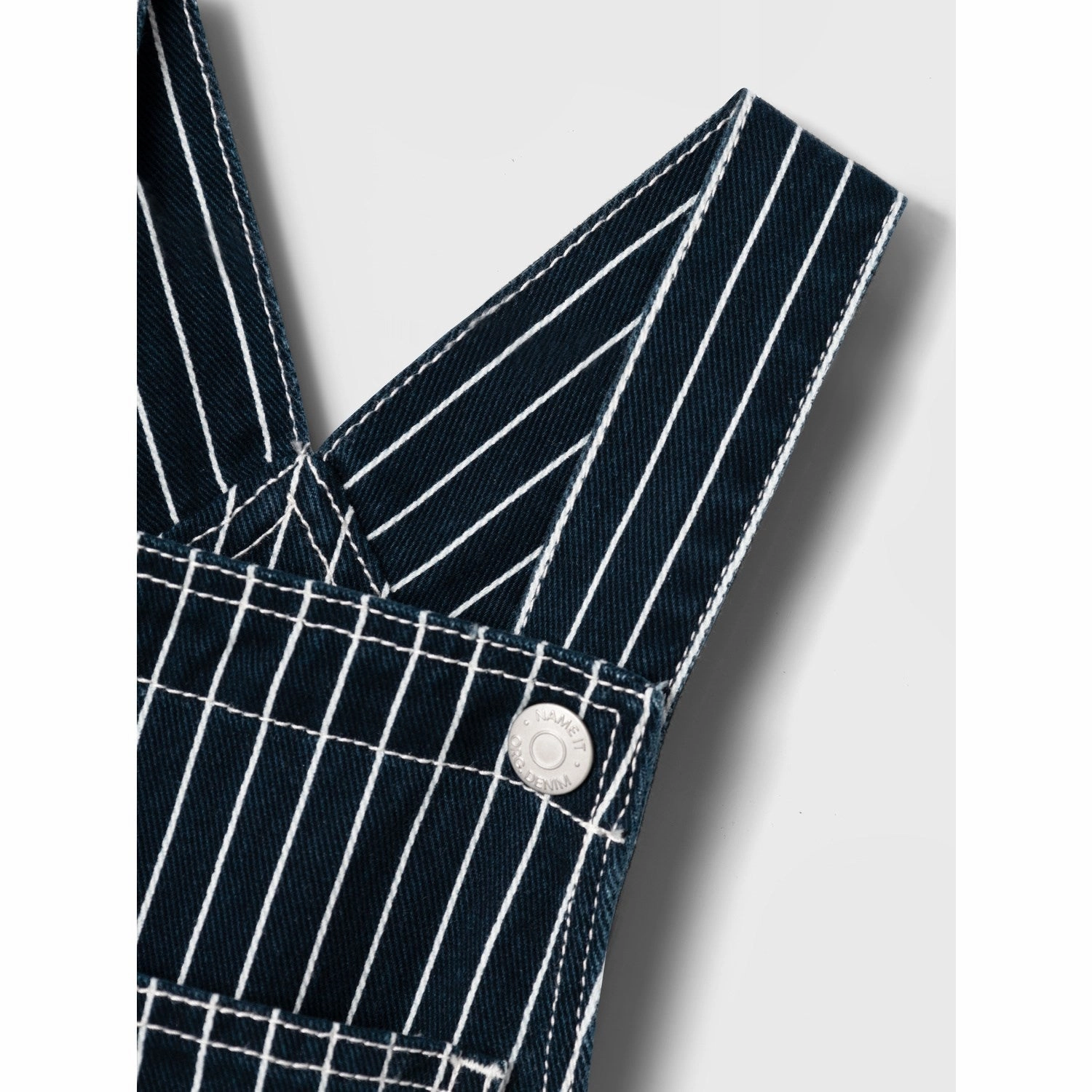 Name It Dark Sapphire Mine Straight Twill Overall Light wash