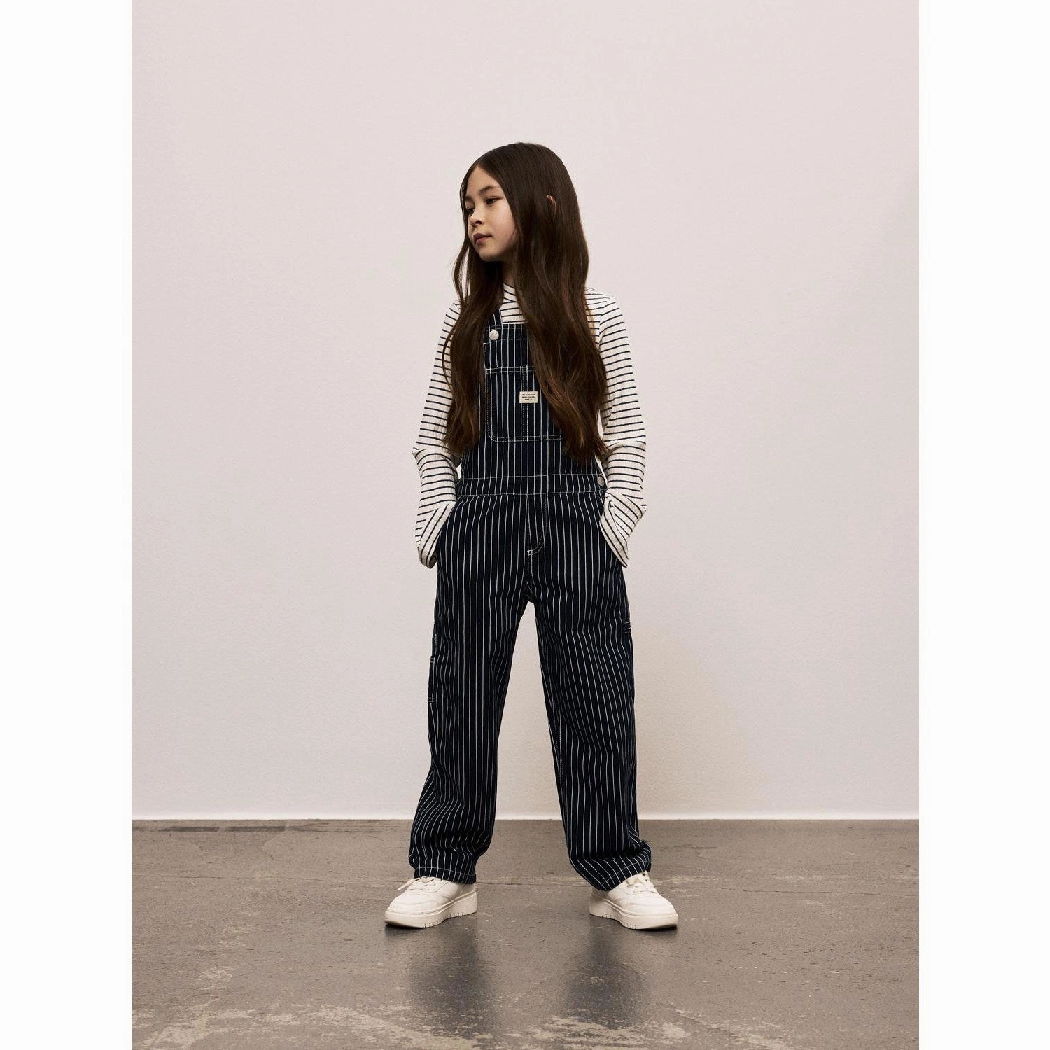 Comfortable Design Functional Waist Name It Dark Sapphire Mine Straight Twill Overall