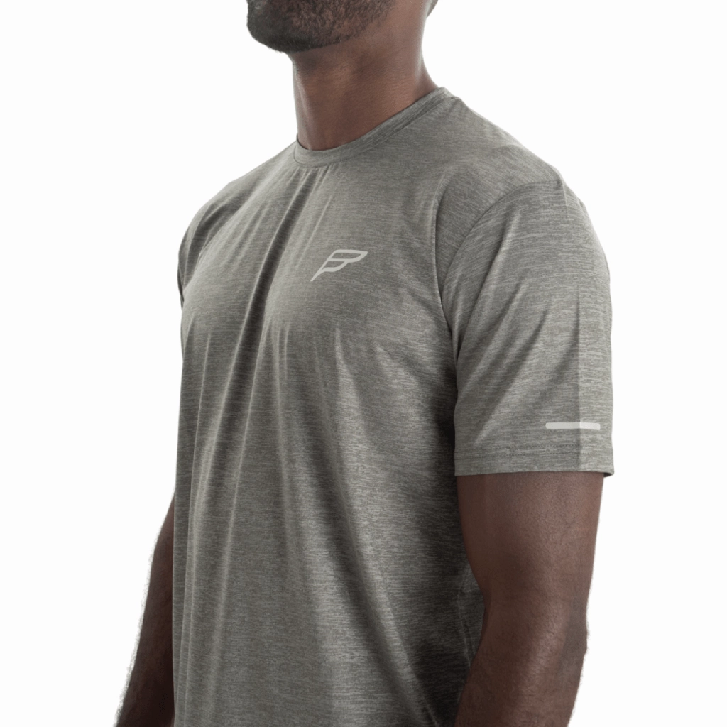 Frequency Time T-Shirt Men FlexibleCollarOptions BreathableMeshLining