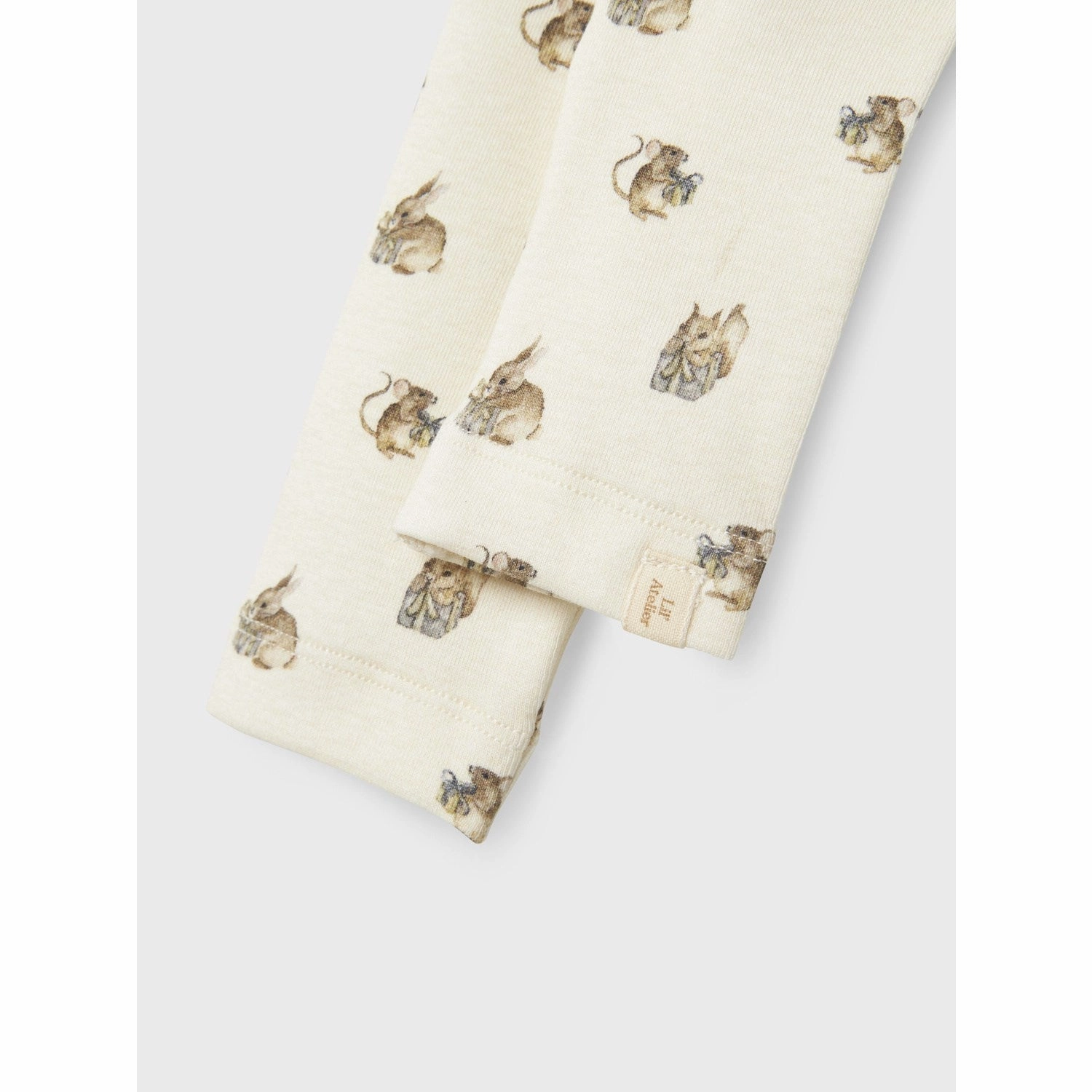 Lil'Atelier Turtledove Gayo Gno Slim Leggings For Teens Daily Routine High Waisted Support