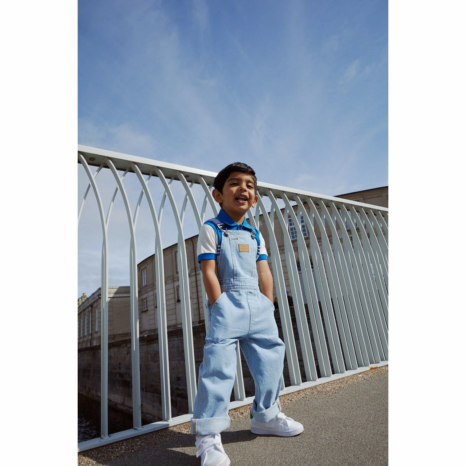 Movement Ease COPENHAGEN COLORS Super Lt Blue Indigo Washed Organic Overalls