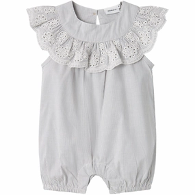Beach essential Name It Chambray Blue Hiline Sunsuit