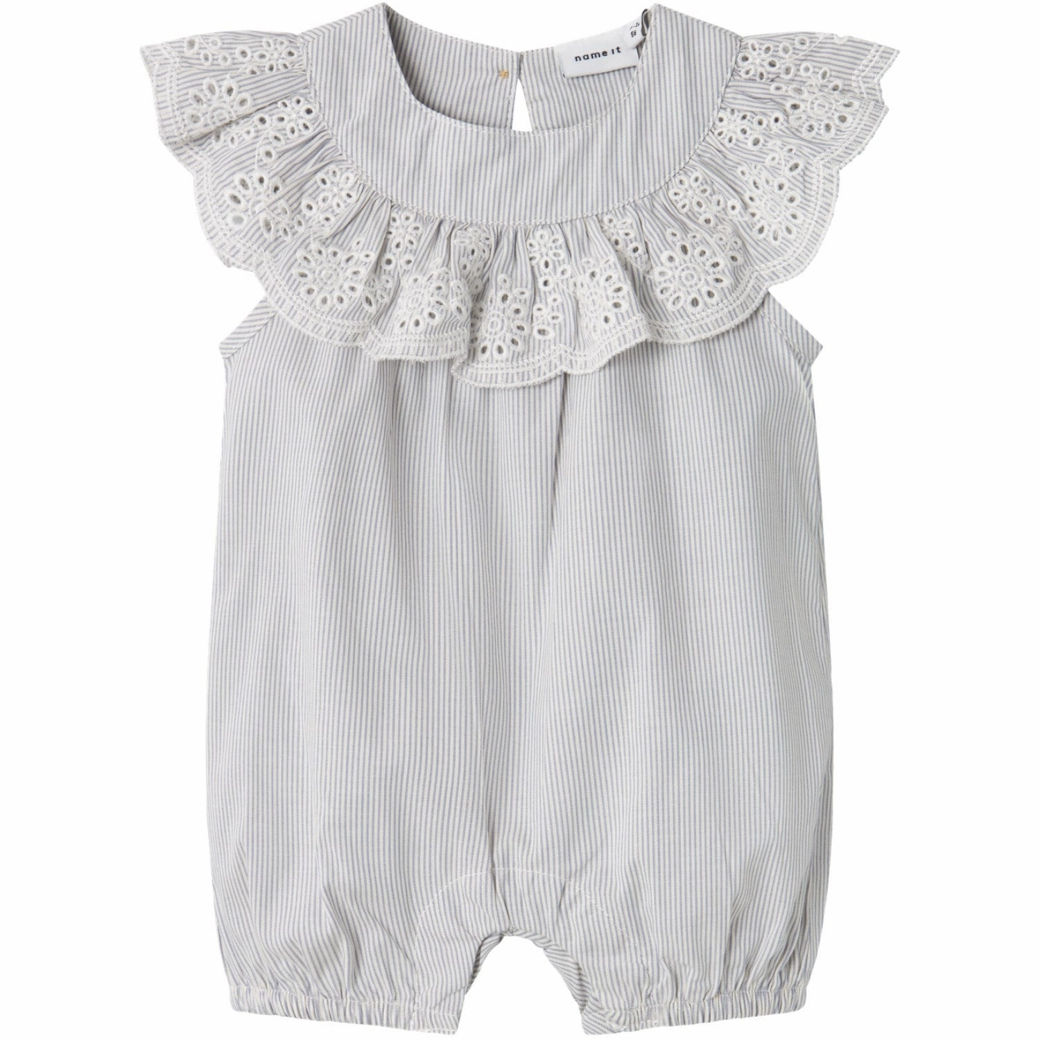 Beach essential Name It Chambray Blue Hiline Sunsuit