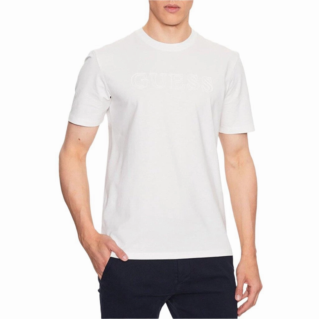 Guess Alphy T-Shirt Men Wrinkle Resistant Texture Wrinkle Resistant Cloth