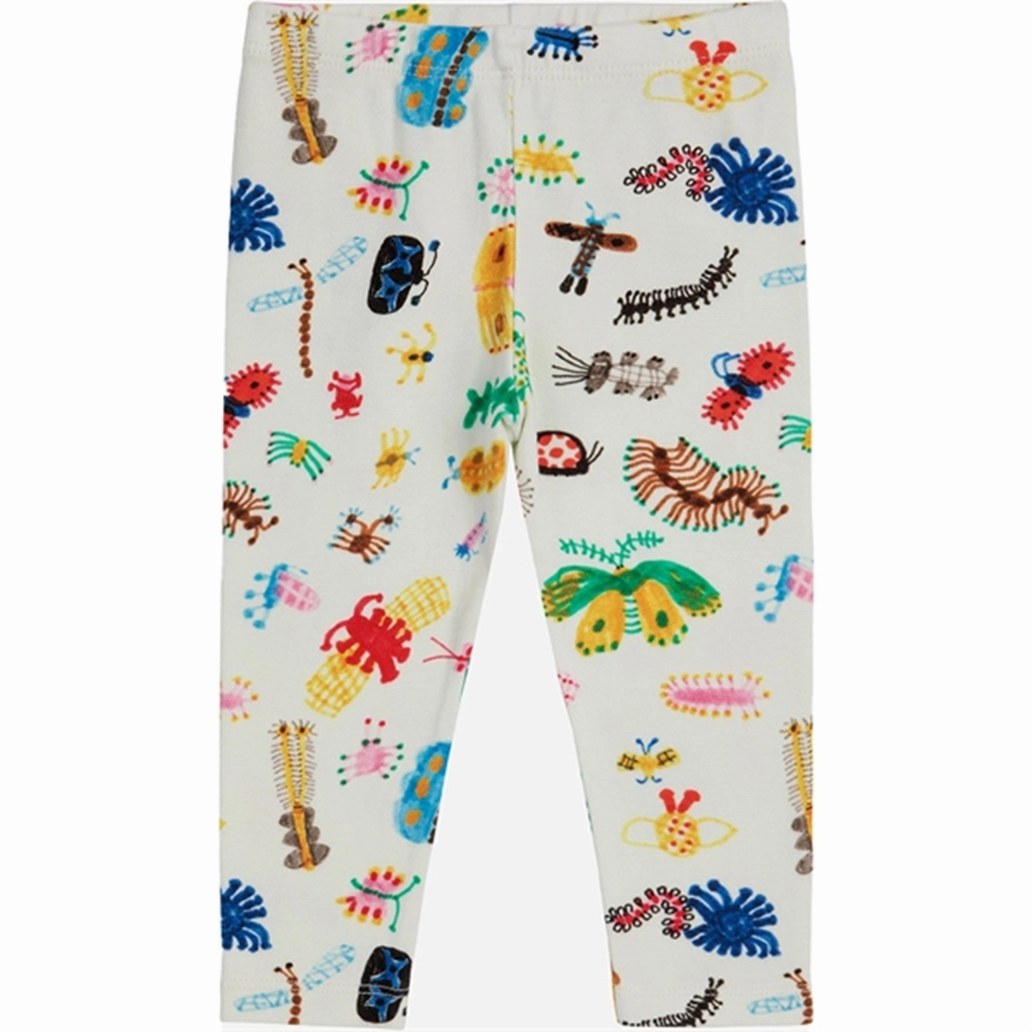 Stretch Fit Beginner Level Bobo Choses Baby Funny Insects All Over Leggings Offwhite