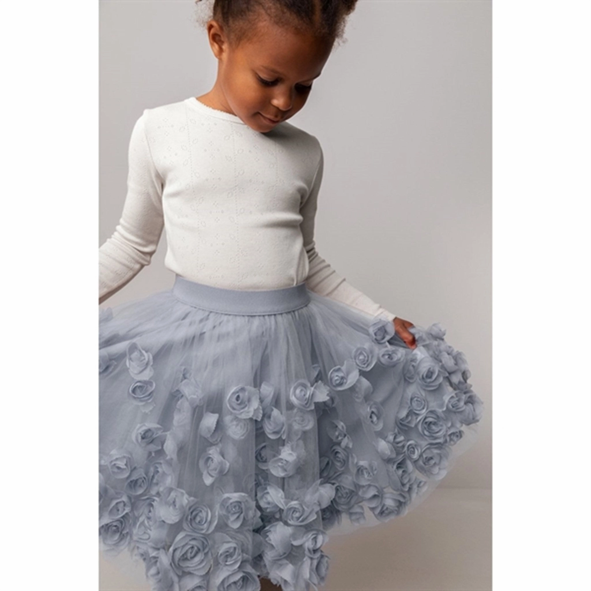 MarMar Cloudy Blue Solvig Skirt Sleek Outfit