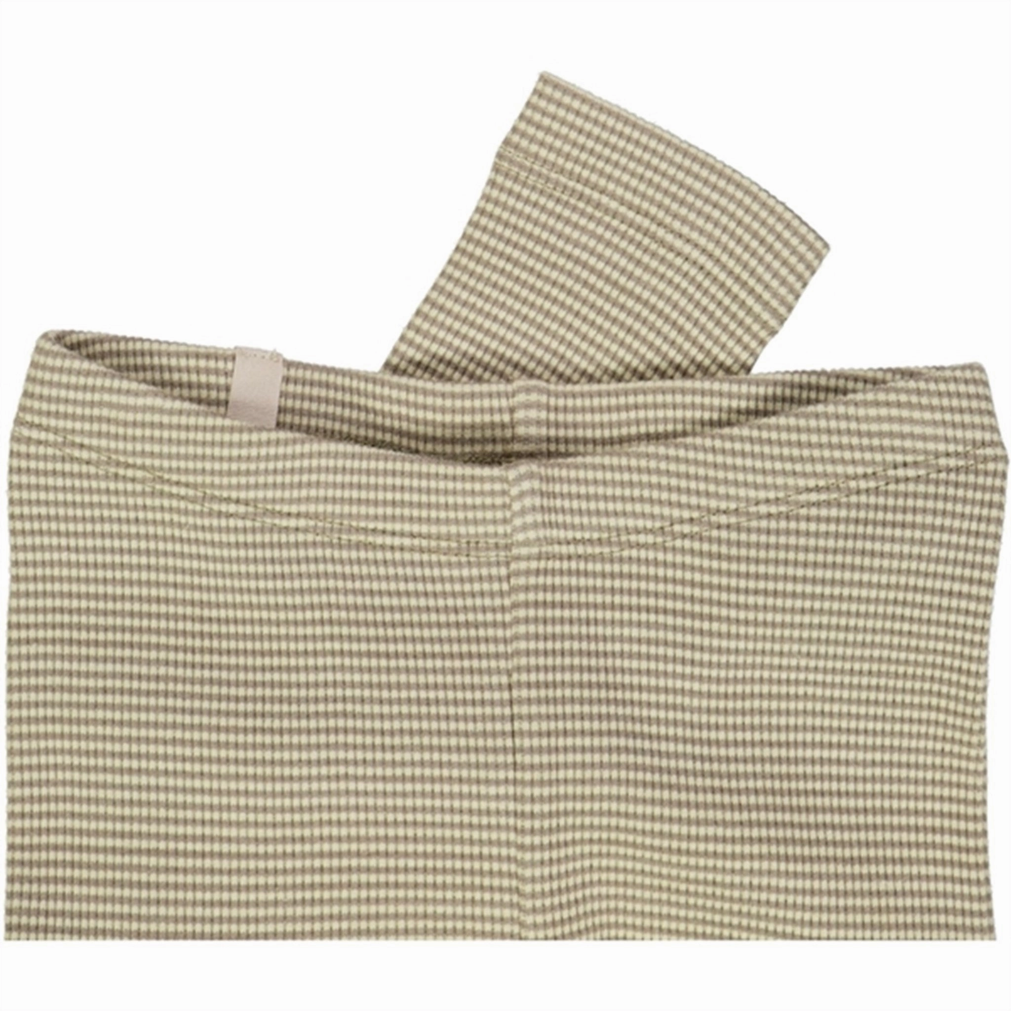 Wheat Warm Stone Stripe Jersey Leggings Stretch Fit Daily Routine High Waist Comfort Seeker