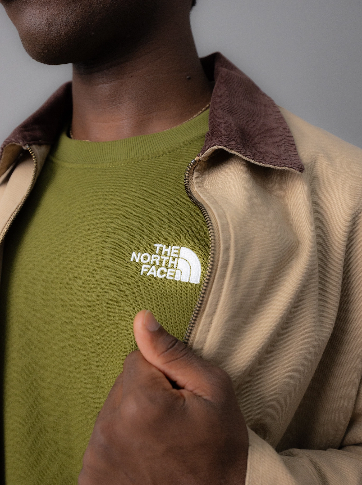 Impala like Double Needle Stitching Evolution Fleece Crew